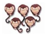 5 Little Monkeys / Lyrics included
